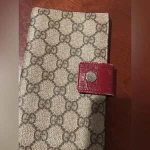 Gucci checkbook or passport holder